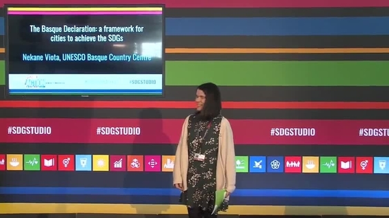 Barcamp (Nekane Viota):The Basque Declaration - SDG Studio, Global Festival of Action for Sustainable Development 2018 