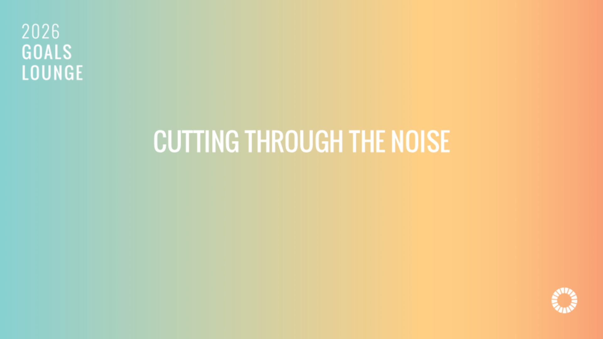 Cutting through the Noise