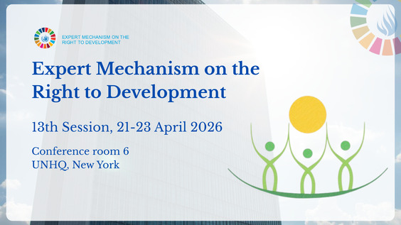 4th Meeting, 13th Session of the Expert Mechanism on the Right to Development (EMRTD)