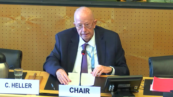 2171e réunion, 81e session, Comité contre la torture (CAT)