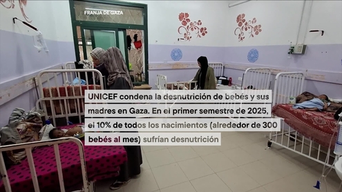 UNICEF condena la desnutrición de bebés y madres en Gaza