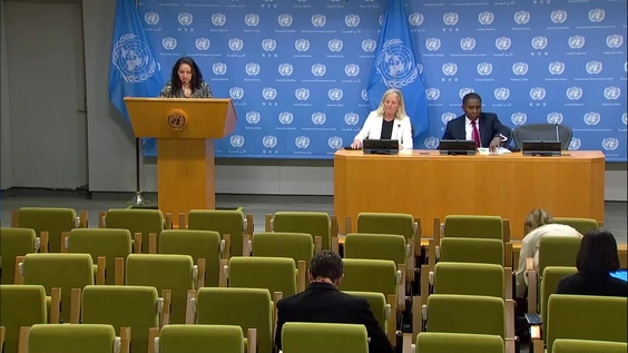 Catherine McKenna  (HLEG Chair) and Selwin Hart (Special Adviser) on Climate Action - Press Conference