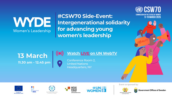 Intergenerational Engagement for Advancing Young Women's Leadership (CSW70 Side Event)