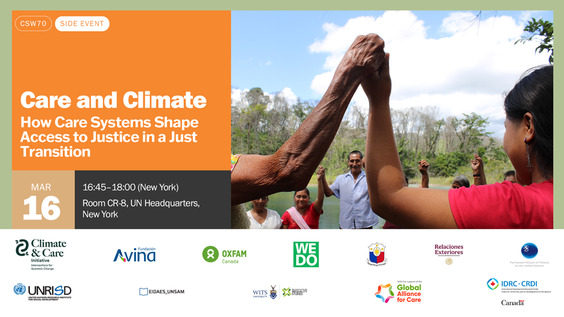 Care and Climate: How Care Systems Shape Access to Justice in a Just Transition