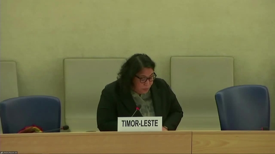 Timor-Leste UPR Adoption - 40th Session of Universal Periodic Review