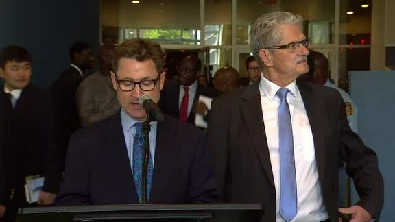 New General Assembly President Speaks to Press