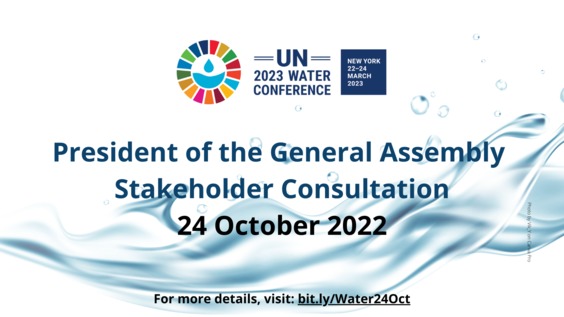 Stakeholder consultation: Roundtable on Governance - Preparatory Meeting of the UN 2023 Water Conference
