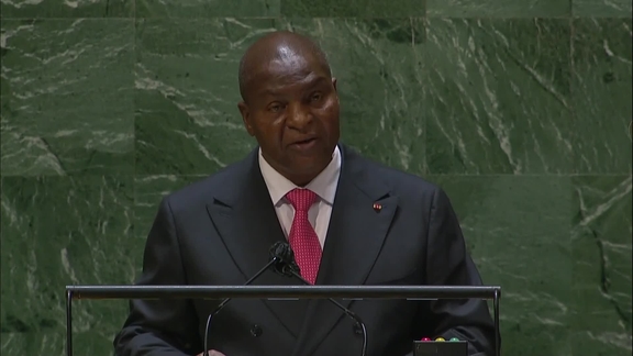 Central African Republic - Head of State Addresses General Debate, 76th Session