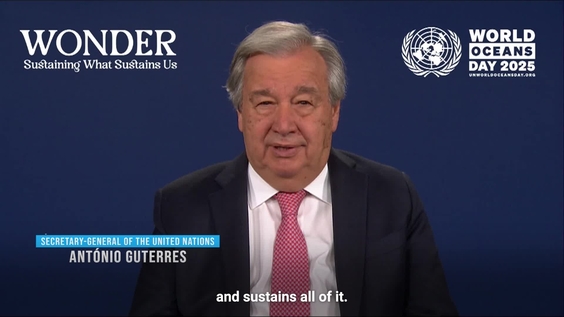 António Guterres (Secretary-General) on Oceans Day