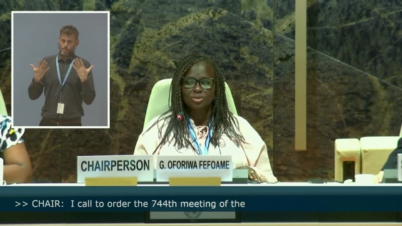744th Meeting, 31st Session, Committee on the Rights of Persons with Disabilities (CRPD)
