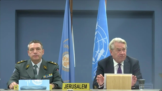Tor Wennesland (UNSCO) on the Middle East, including the Palestinian question - Security Council, 9513th meeting