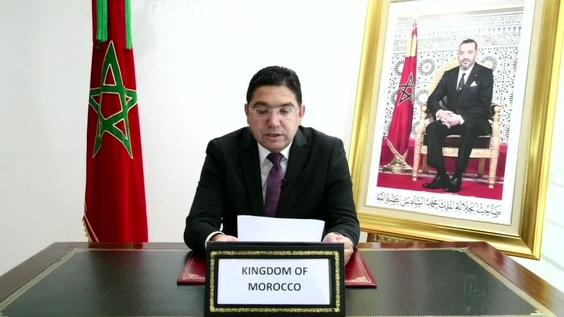 Morocco - Minister for Foreign Affairs Addresses General Debate, 76th Session