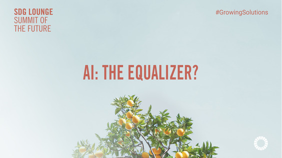 SDG Lounge - AI: The Equalizer?