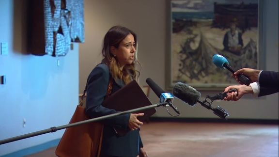 Lana Nusseibeh (UAE) on the Situation in the Middle East - Security Council Media Stakeout
