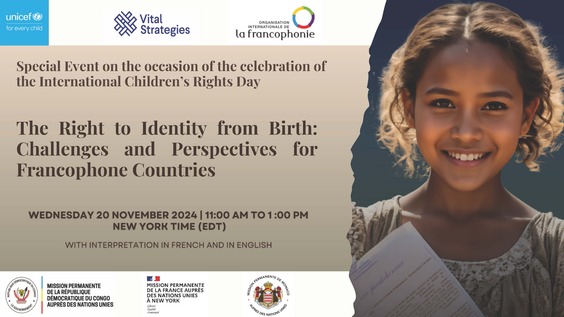 The Right to Identity from Birth: Challenges and Perspectives for Francophone Countries