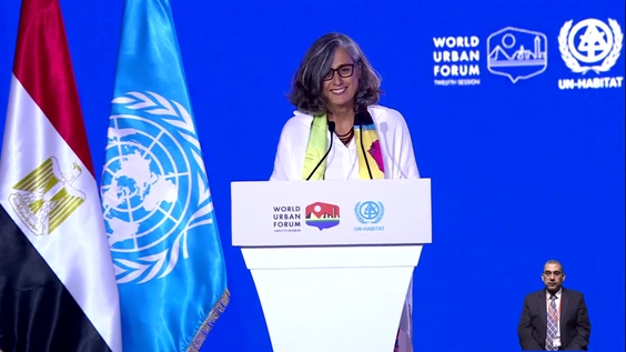 Anacláudia Rossbach (UN-Habitat) on the Closing Ceremony (World Urban Forum 12th Session)