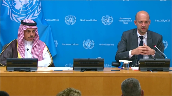 The United Nations High-Level International Conference on "The Peaceful Settlement of the Question of Palestine and the Implementation of the Two-State Solution" - Press Conference