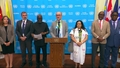 Security Council's ICC Caucus following the ICC Deputy Prosecutor's briefing - Joint Security Council Media Stakeout