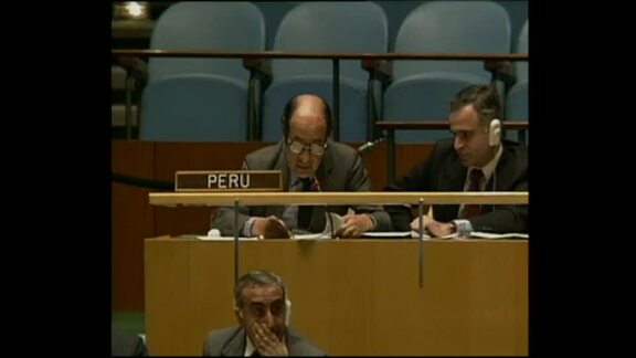 91st Plenary Meeting of General Assembly: 47th Session - Vote on Bosnia and Herzegovina