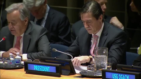 António Guterres (Secretary-General) on his priorities for 2018 - General Assembly, informal meeting, 72nd session