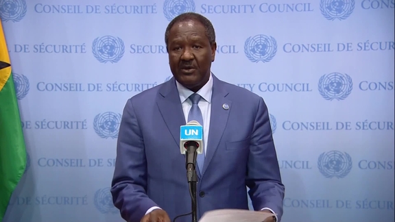 Abdou Abarry (UNOCA) on Central Africa - Security Council Media Stakeout (8 December 2022)