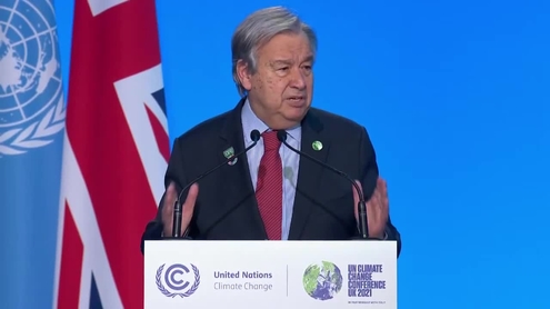António Guterres (UN Secretary-General) on COP26 - Racing to a Better World