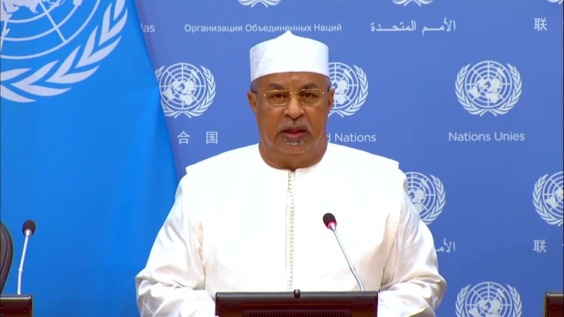 Press Conference: Mahamat Saleh Annadif, the Special Representative of the Secretary-General and head of the UN Office for West Africa and the Sahel on his briefing at the Security Council