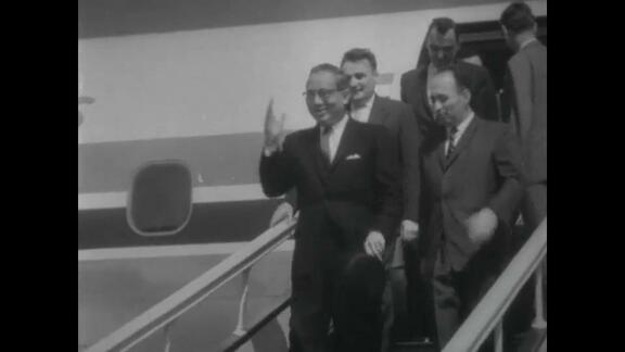 UN Secretary-General U Thant Visits Hungary
