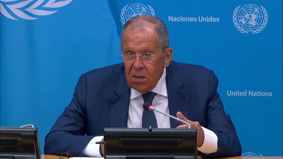 Press Conference: Sergey Lavrov, Minister of Foreign Affairs of the Russian Federation