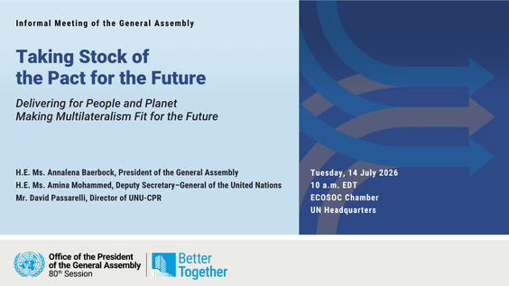 Informal meeting of the General Assembly, 80th session