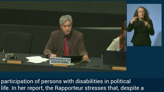 817th Meeting, 34th session, Committee on the Rights of Persons with Disabilities (CRPD)