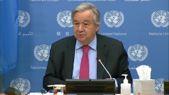 Joint Press Conference by UN and WMO Secretaries-General on State of Global Climate in 2020 Report
