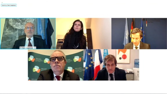 Virtual Media Stakeout by European Union Members of Security Council