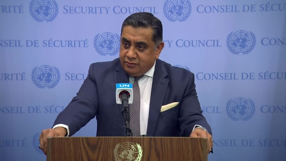 Lord Tariq Ahmad of Wimbledon (UK) on the Middle East, including the Palestinian question - Security Council Media Stakeout