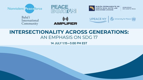 University for Peace: Intersectionality Across Generations for Everyday Peace, An Emphasis on SDG 17