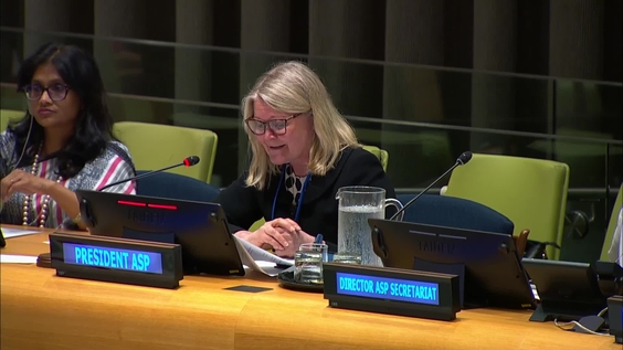 (5th meeting) Special session of the Assembly of States Parties to the Rome Statute on the review of the amendments on the crime of aggression