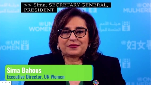 Sima Sami Bahous (UN Women) on Gender Equality Today for a Sustainable Tomorrow - UN Observance of International Women's Day 2022