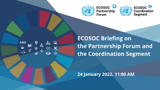 Economic and Social Council: Briefing on 2022 partnership forum and coordination segment