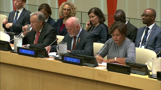 Peter Thomson (General Assembly President) at the observance of the annual Nelson Mandela International Day - General Assembly, informal meeting, 71st session