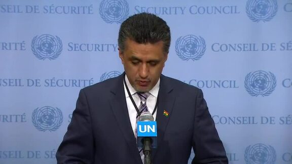 President of Security Council Briefs Press