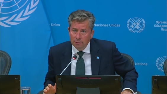 Press conference by Tom Fletcher on Humanitarian Reform.