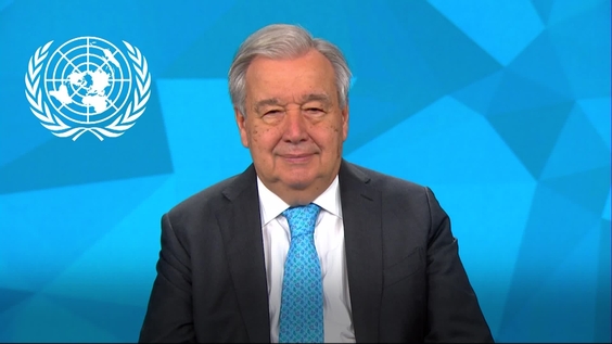António Guterres (Secrétaire général de l'ONU) à l'occasion de la Journée Internationale de la Démocratie
