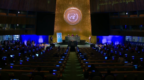 Commemoration of the signing of the UN Charter - General Assembly, Informal Plenary meeting, 80th session