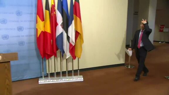 Security Council President Briefs Press