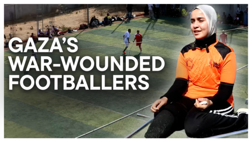 Gaza: War-wounded Amputee Football Players in Hope Championship