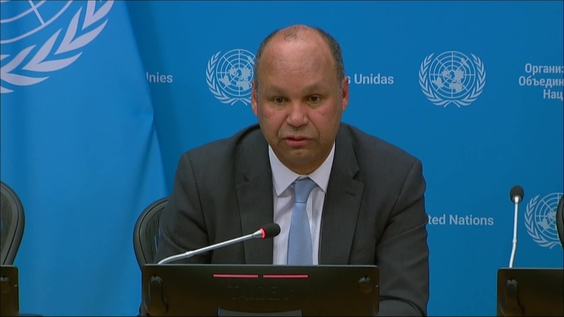 James Kariuki (United Kingdom/SC President) on the programme of work during the month of February 2026 for the Security Council - Press Conference