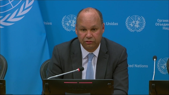 Press Conference: Ambassador James Kariuki, Chargé d'Affaires at the United Kingdom Mission to the United Nations, President of the Security Council in February 2026