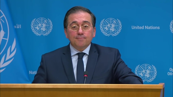 Press Conference: Minister of Foreign Affairs, European Union and Cooperation Minister, H.E. José Manuel Albares (Spain)