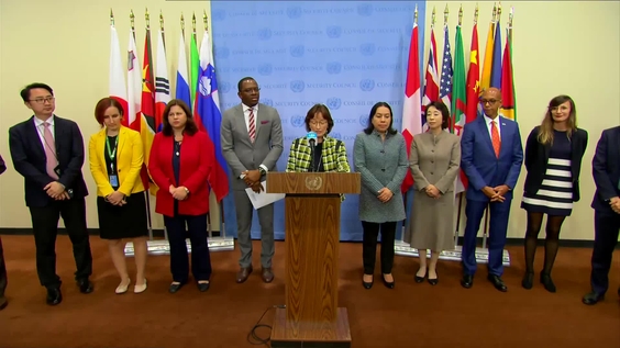 Joint statement members of the Joint Pledges on Climate, Peace and Security - Media Stakeout