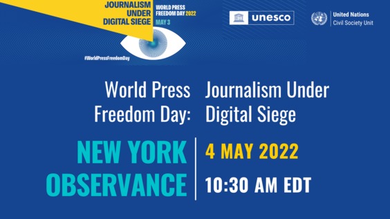 New York observance of World Press Freedom Day 2022